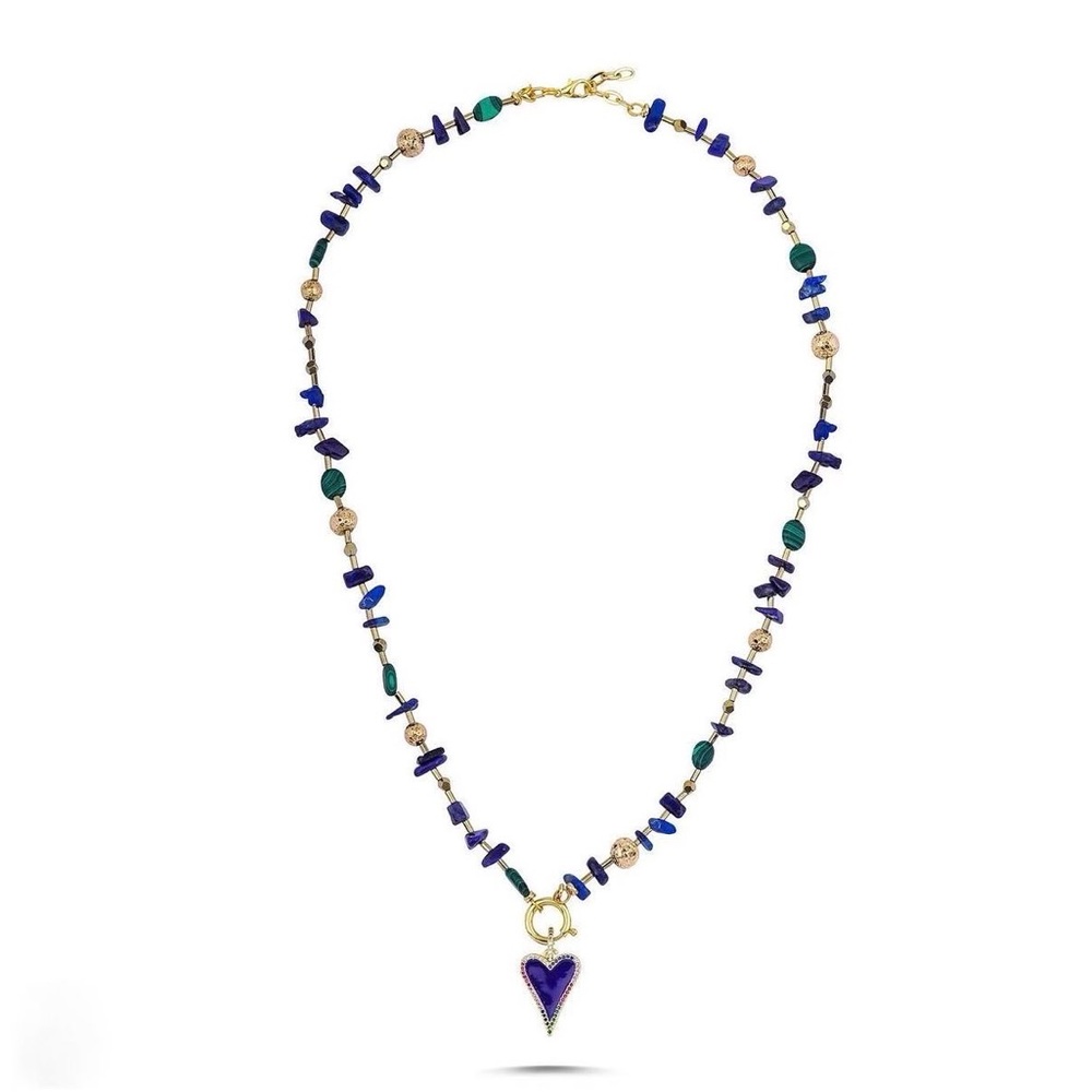 Long beaded necklace